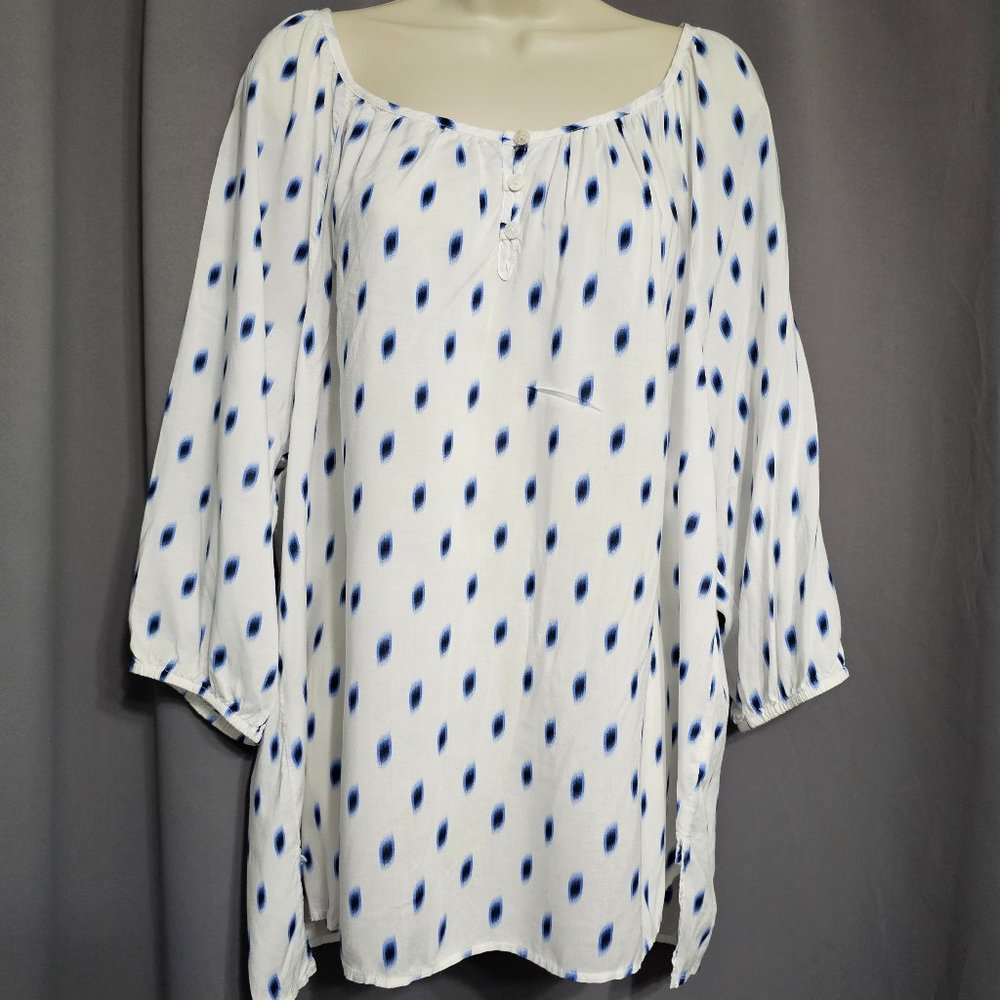 Karen Kane American made peasant blouse